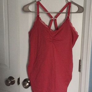 Maternity nursing tank top